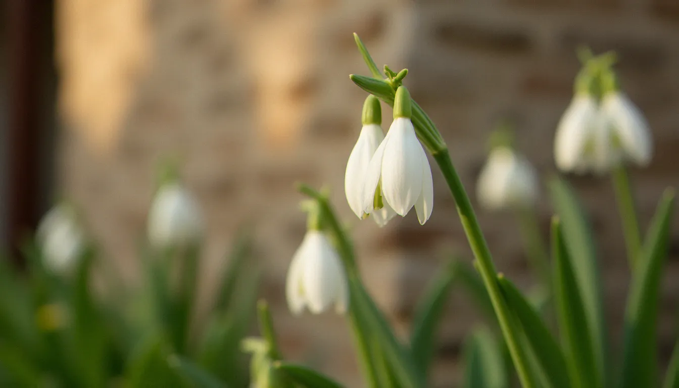 Fleur d'asphodèle blanche photographiée en lumière naturelle méditerranéenne, illustrant le symbolisme de ce terme dans l'univers des rencontres en ligne