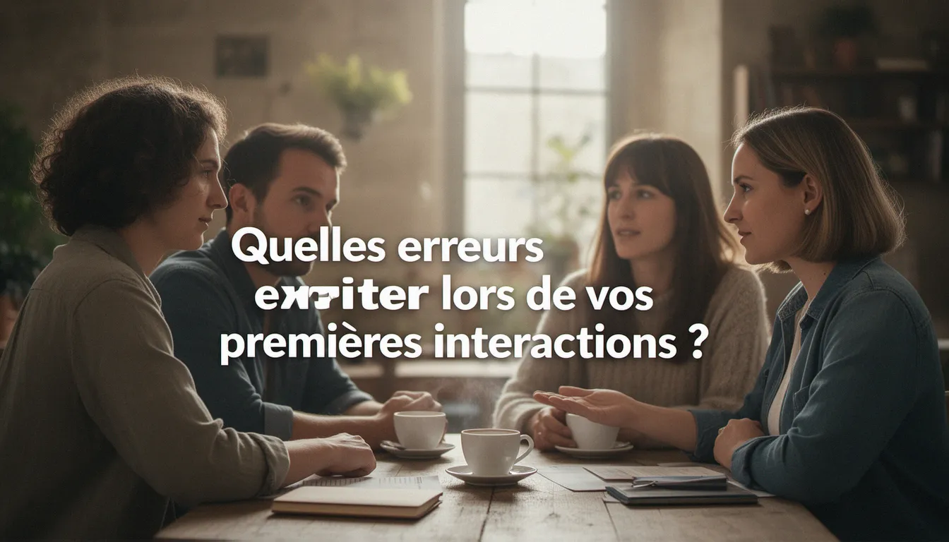 Quelles erreurs éviter lors de vos premières interactions ? — rencontre marmande